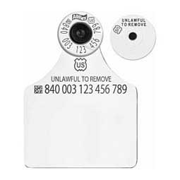 840 USDA All-in-One HDX EID Blank Ear Tags White 25 ct - Item # 41043
