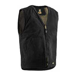 Washed V-Neck Mens Vest Black - Item # 41088C