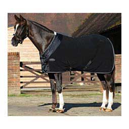 Anti-Static Fleece Horse Cooler Black/Silver - Item # 41158