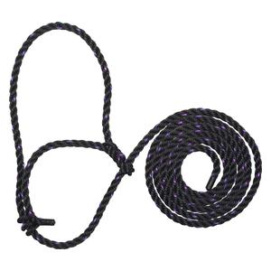 Sullivan's Cattle Rope Halter Black/Purple - Item # 41255