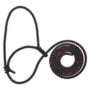 Sullivan's Cattle Rope Halter Black/Red - Item # 41255