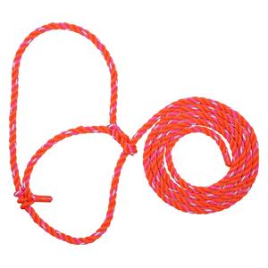 Sullivan's Cattle Rope Halter Orange/Pink/Teal - Item # 41255