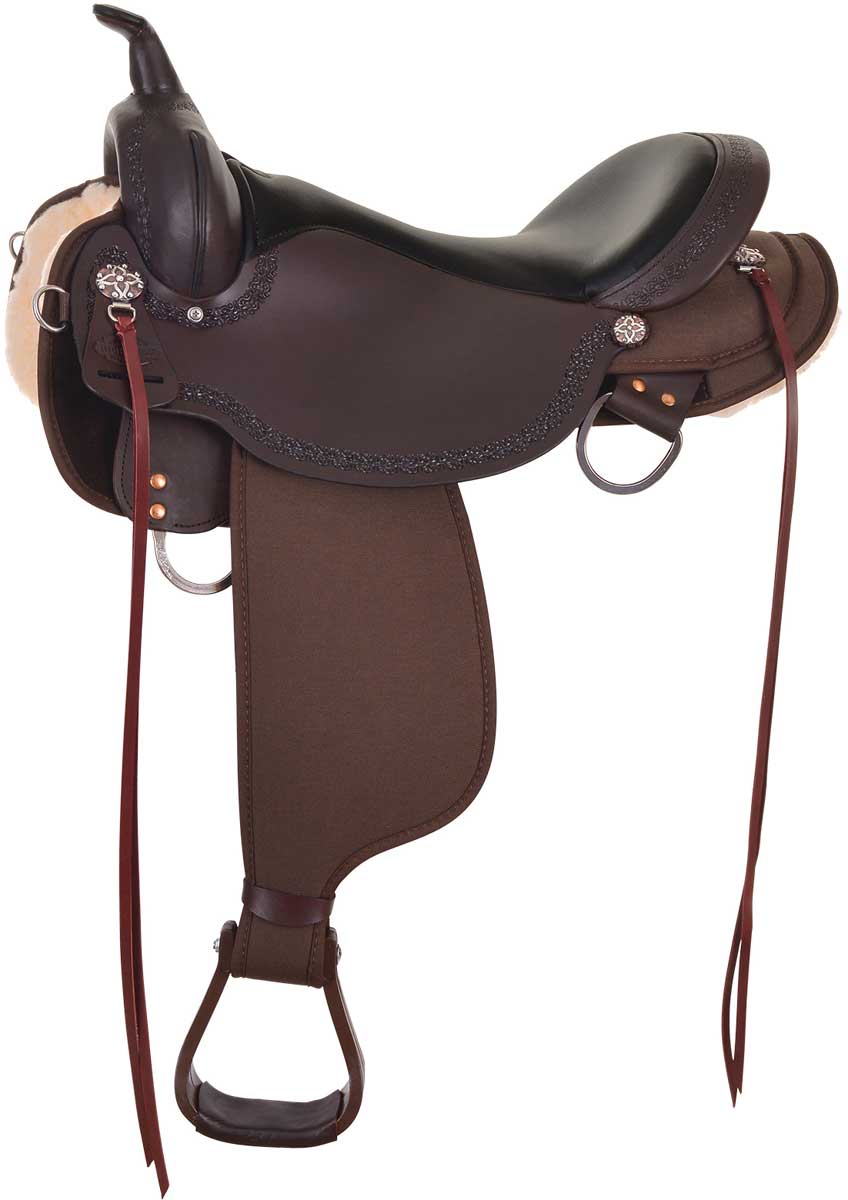6914 Daisetta Cordura Trail Horse Saddle High Trail Western Saddles