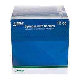 Ideal Disposable Syringes with Needles 100 ct (12 cc w/ 18 ga x 1'') - Item # 41453