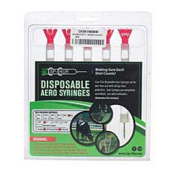 Cap-Chur Disposable Aero Syringes w/ Grit Blasted Collared Needles 5 cc x 1 in (5 ct) - Item # 41518