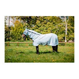 Amigo Bug Rug Detach-a-Neck Horse Fly Sheet Blue/Black/White - Item # 41678
