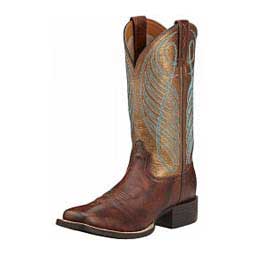 Round Up Wide Square Toe 11-in Cowgirl Boots Bronze - Item # 41762