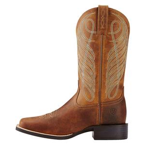 Round Up Wide Square Toe 11-in Cowgirl Boots Powder Brown - Item # 41762