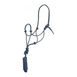 Economy Rope Halter w/Lead Navy - Item # 41974
