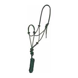 Economy Rope Halter with Lead Hunter/Tan - Item # 41974