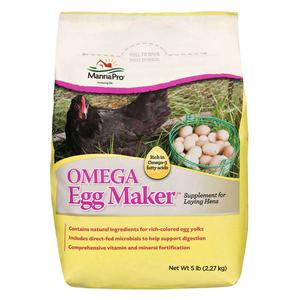 Omega Egg Maker Supplement for Laying Hens 5 lb - Item # 41986