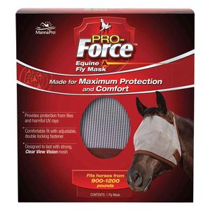 Pro-Force Horse Fly Mask without Ears Horse (900-1200 lbs) - Item # 41992