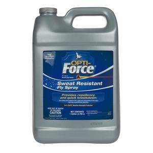 Opti-Force Sweat Resistant Fly Spray for Horses 1 gallon - Item # 41996