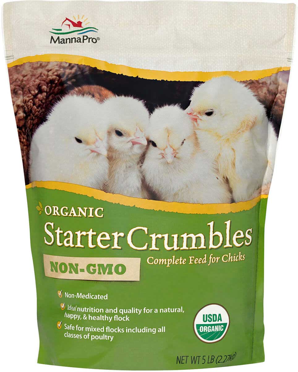 Organic Starter Crumbles Complete Feed For Chicks Manna Pro Poultry