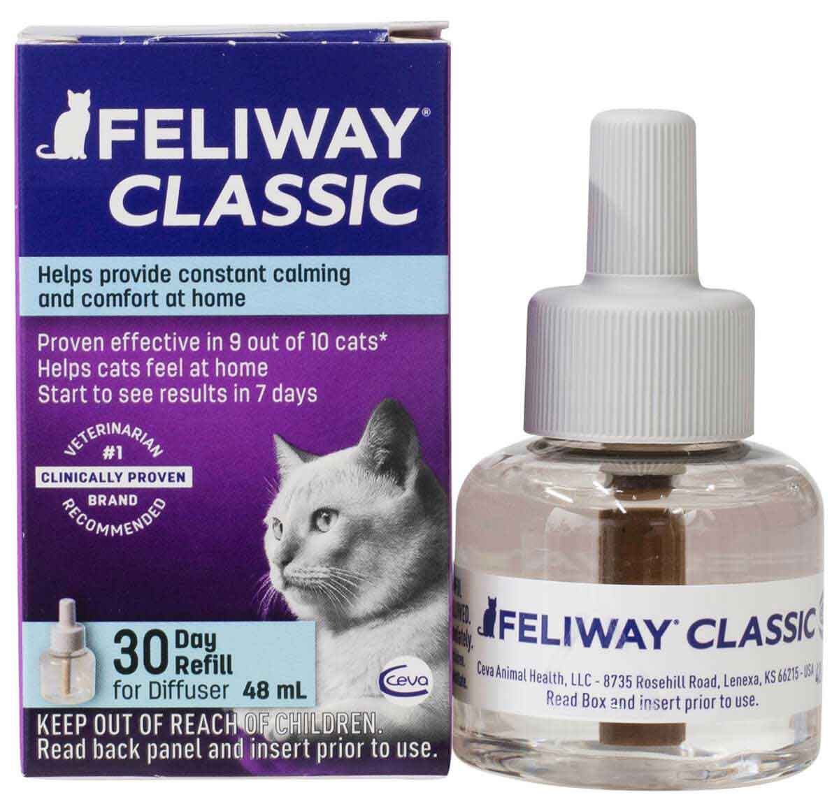 Feliway Classic Diffuser Refill Ceva Animal Health - Calming