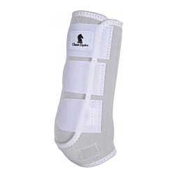 Classic Fit Front Horse Boots White - Item # 42071