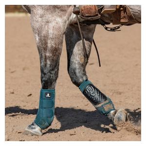 Classic Fit Front Sling Horse Boots Dragonfly Green - Item # 42071