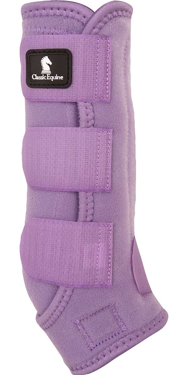 NEW HORSE TACK!! Showman PURPLE Pair of Lined Neoprene Horse Sport Boots 