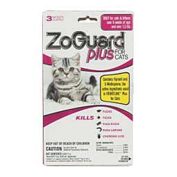 ZoGuard Plus for Cats 3 doses (over 1.5 lbs) - Item # 42130