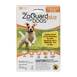 ZoGuard Plus for Dogs 3 doses (5-22 lbs) - Item # 42131