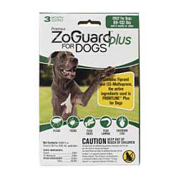 ZoGuard Plus for Dogs 3 doses (89-132 lbs) - Item # 42134