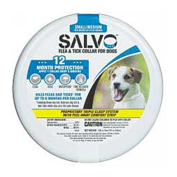 Salvo Flea & Tick Collar for Dogs 2 doses (up to 20 in neck) - Item # 42146