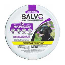Salvo Flea & Tick Collar for Dogs 2 doses (up to 25 in neck) - Item # 42147