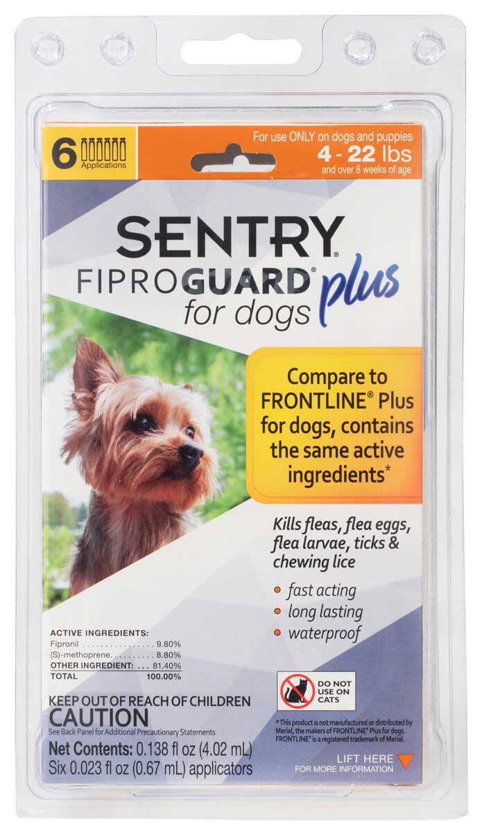 Sentry FiproGuard Plus Dog Flea Tick Spot-On Sergeant's ...