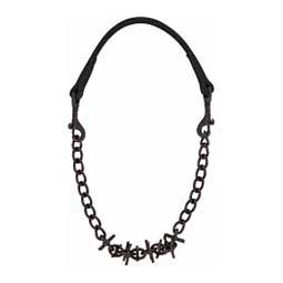 Brahma Webb Pronged Chain Goat Collar Black - Item # 42199