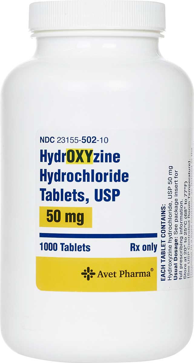 Hydroxyzine HCl Generic (brand may vary) - Safe.Pharmacy|Respiratory ...
