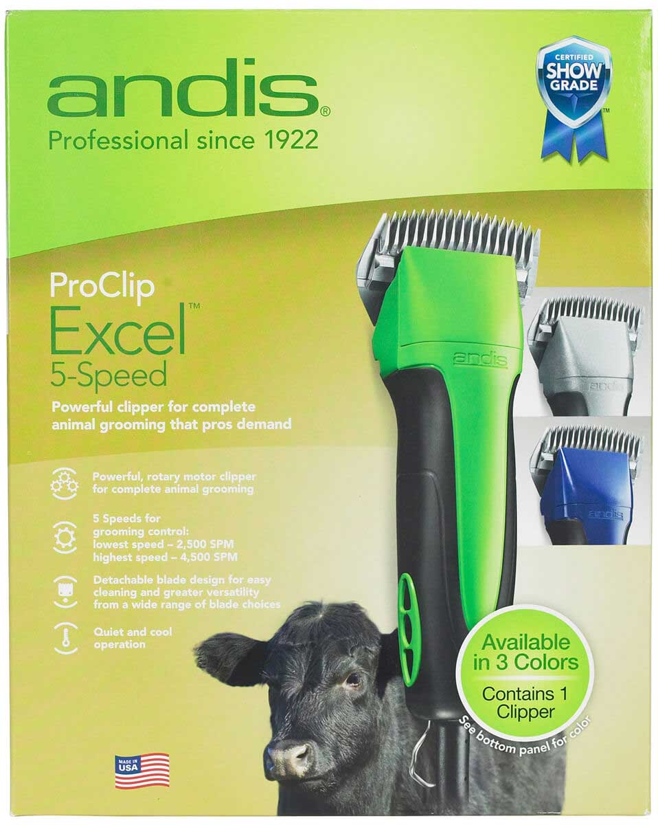 SMC Excel 5Speed Clipper with Super Blocking Blade Andis A5 Type