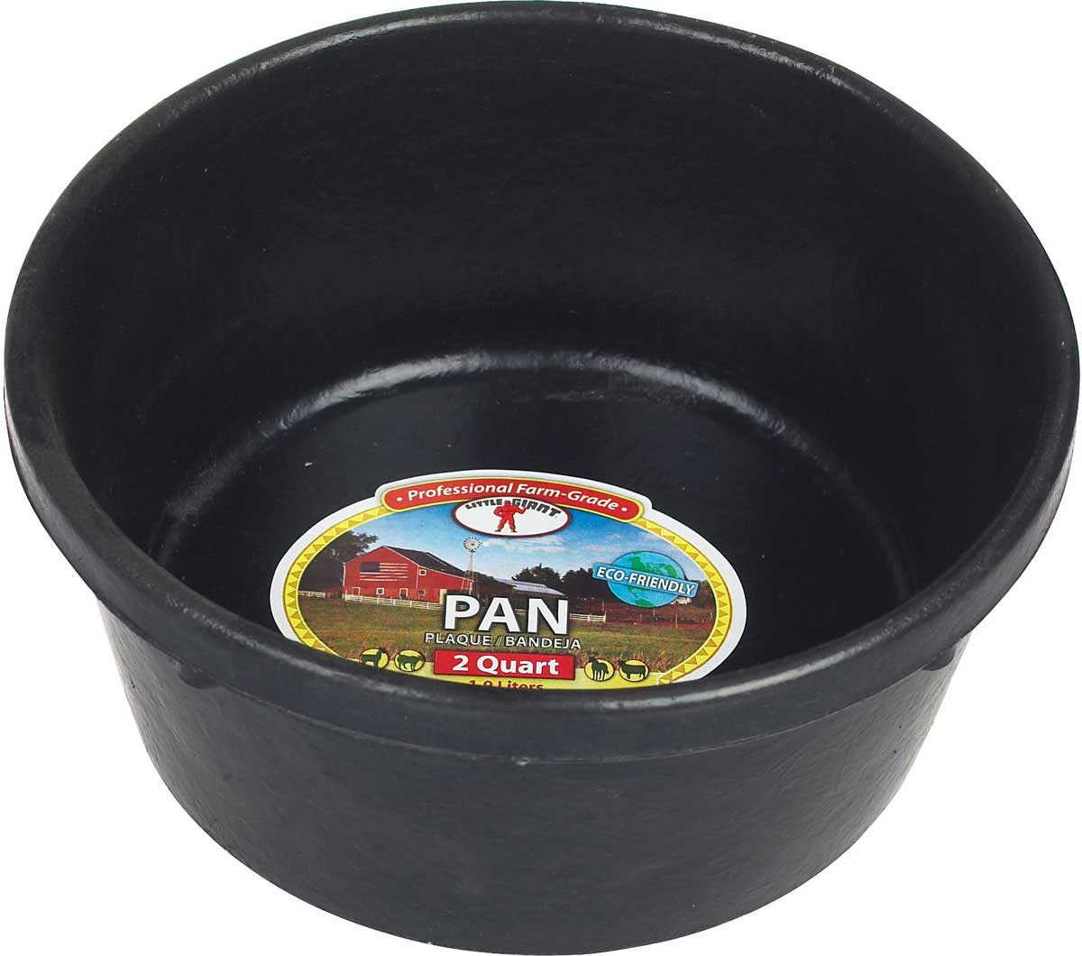 Little Giant 2 Quart Rubber Feed Pan