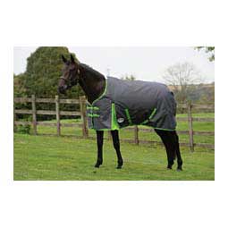 Comfitec Essential Medium Standard Neck Horse Blanket Gray/Lime - Item # 42295