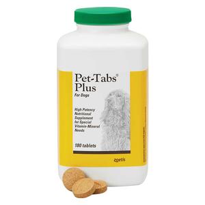 Pet-Tabs Plus Vitamin-Mineral Supplement for Dogs 180 ct - Item # 42429