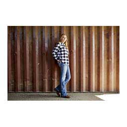 REAL Whipstitch Boot Cut Womens Jeans Rainstorm - Item # 42483