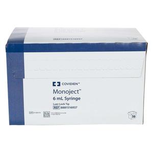 Disposable Syringes without Needles 50 ct (6 cc w/leur lock) - Item # 42530