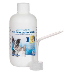 Clenz-A-Dent Chlorhexidine Rinse for Dogs and Cats 8 oz - Item # 42548