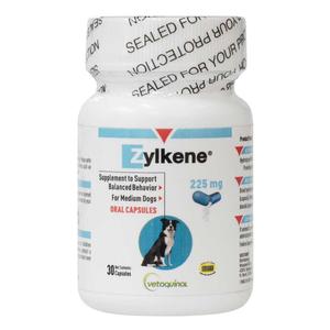 Zylkene for Dogs and Cats 225 mg/medium dogs (30 ct) - Item # 42647