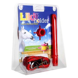 Likit Holder Equine Boredom Relief Toy Red - Item # 42733
