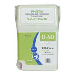 ProZinc Diabetes Care Kit for Dogs Cats with U 40 Insulin Syringes