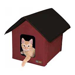 Heated Kitty House Red/Black - Item # 42859