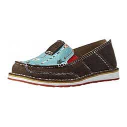 Cruiser Womens Slip-on Shoes Chocolate/Turquoise - Item # 42863C