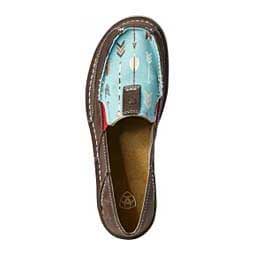 Cruiser Womens Slip-on Shoes Chocolate/Turquoise - Item # 42863C