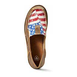 Cruiser Womens Slip-on Shoes Brown Bomber/Flag - Item # 42863C
