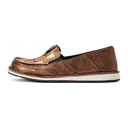 Cruiser Womens Slip-on Shoes Metallic Bronze/Pink Steerhead - Item # 42863C