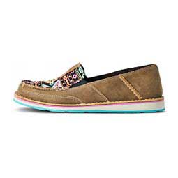 Cruiser Womens Slip-on Shoes Brown Bomber/Neon Light - Item # 42863C