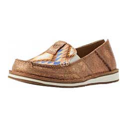 Cruiser Womens Slip-on Shoes Metallic Bronze/Aztec Print - Item # 42863