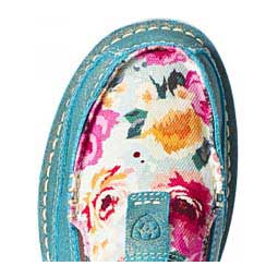 Cruiser Womens Slip-on Shoes Pool Blue/Floral - Item # 42863