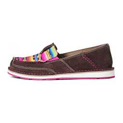 Cruiser Womens Slip-on Shoes Coffee/Cheetah Serape - Item # 42863