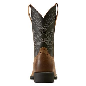 Sport Wide Square Toe 11-in Cowboy Boots Brown/Black - Item # 42864